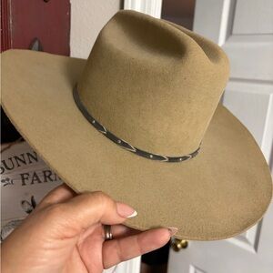 Stetson Tan Hat with Black Band